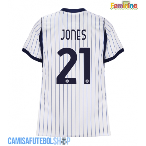 Camisa de time de futebol Inter Milan Curtis Jones #21 Replicas 2º Equipamento Feminina 2026-27 Manga Curta